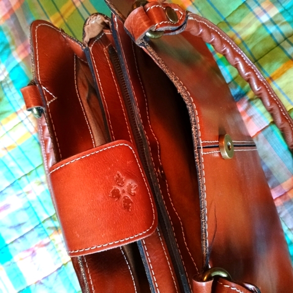 Patricia Nash Brown Leather Handbag - Picture 3 of 8